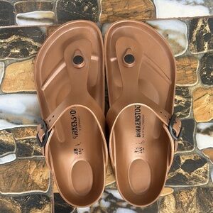 Birkenstock Brown Sandals with Contoured Footbed and Arch Support